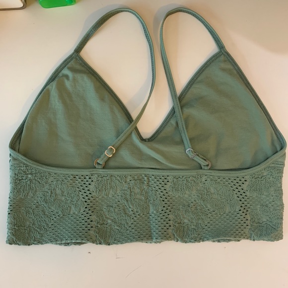 NWOT free people stretchy comfy crop tank w adjustable straps size XS/S - Picture 3 of 3